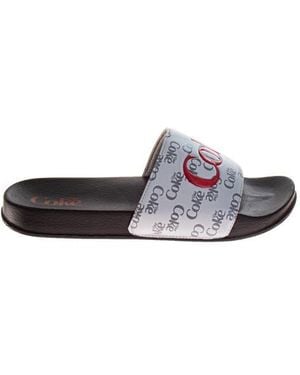 Coca Cola Diet Coke Slide Sandal - White