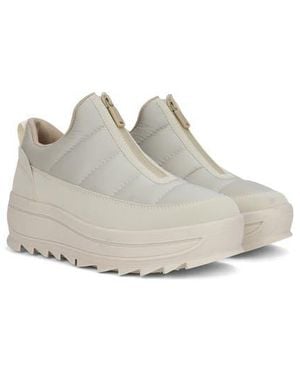 Pajar Gala Front Zip Waterproof Platform Ankle Bootie - White