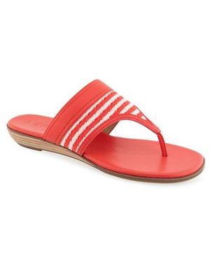 Aerosoles Gesa Thong Sandal - Red