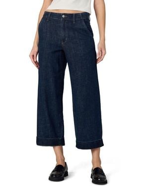 Joe's Jeans The Karter Cuffed Wide Leg Jeans - Blue