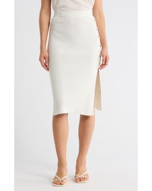 Tart Collections Caralea Midi Skirt - White