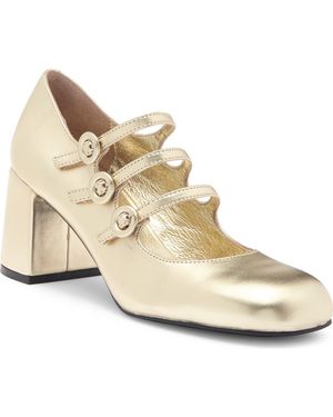 Jeffrey Campbell Tierz Mary Jane Pump - Natural