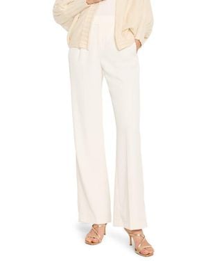 NIC+ZOE Cavalry Twill Wide Leg Pants - White