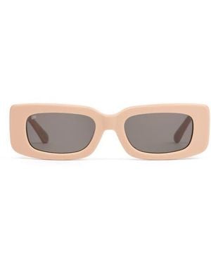 SITO Shades Reaching Dawn 55Mm Rectangular Sunglasses - Natural