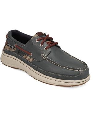 Dockers Bayside Leather Boat Shoe - Gray