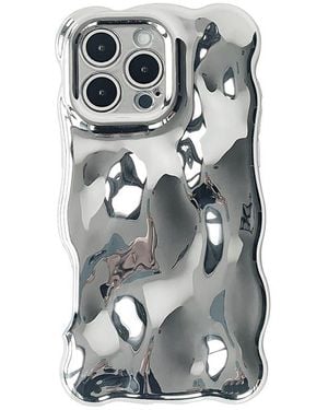 Auramma Bubbles Iphone 16 Pro Case - Gray