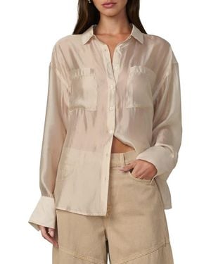 Joe's Jeans The Organza Boyfriend Shirt - Natural