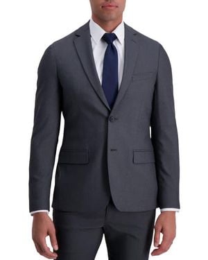 Haggar Herringbone Ultra Slim Suit Jacket - Blue