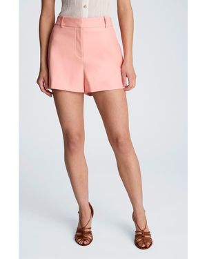 Kenneth Cole Faux Leather Shorts - Pink