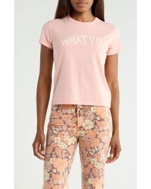 Mother The Lil' Goodie Goodie T-Shirt - Pink