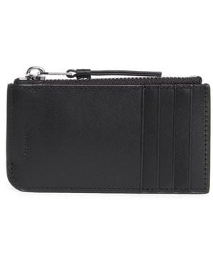 AllSaints Marlborough Leather Wallet - Black