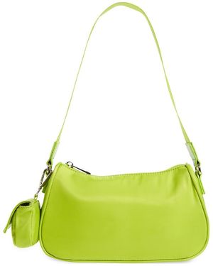 BP. Bp Baguette Shoulder Bag With Pouch - Green