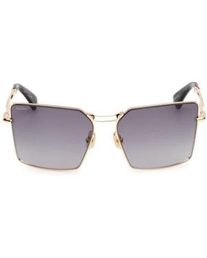 Max Mara 58Mm Gradient Rectangular Sunglasses - Multicolor
