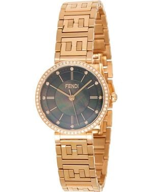 Fendi Forever Diamond Mother-Of-Pearl Bracelet Strap Watch, 29Mm - Metallic
