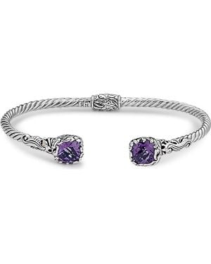 Samuel B. Amethyst Bangle - Purple