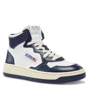 Autry Medalist Mid High Top Sneaker - White
