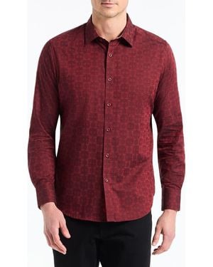 Robert Graham Stellman Long Sleeve Button-Up Shirt - Red