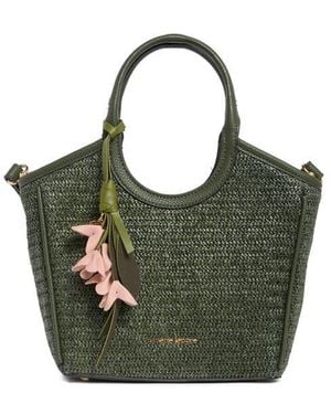 Nanette Lepore Junne Straw Satchel - Green