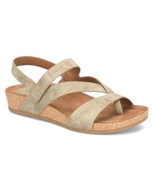 EuroSoft Gannon Wedge Sandal - Natural