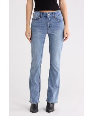 Seven7 Tummyless Bootcut Jeans - Blue
