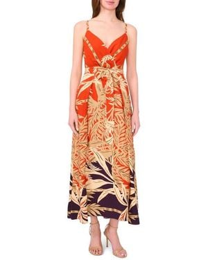 Msk Sleeveless Maxi Dress - White