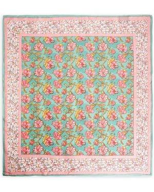 Saachi Garden Floral Modal Bandana - Green