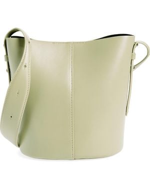 Yvonne Kone Little Leo Leather Bucket Bag - Green