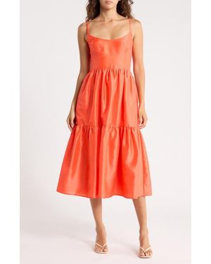 Hutch Tommy Tiered Midi Dress