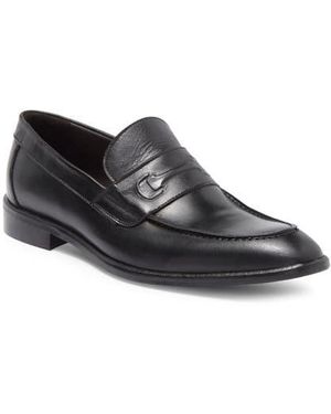 M by Bruno Magli Seth Embossed Horsebit Loafers - Gray