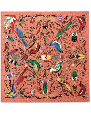 Saachi Floral Bandana - Red