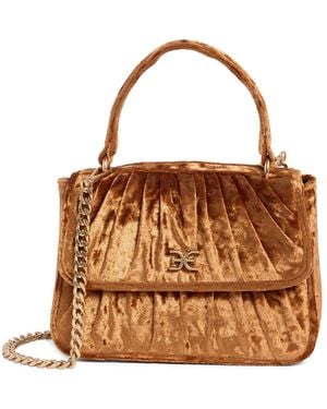 Sam Edelman Ellie Pleated Top Handle Bag - Brown
