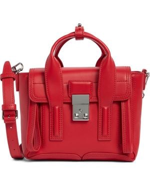 3.1 Phillip Lim Mini Pashli Leather Satchel - Red