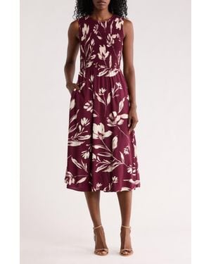 calvin klein embroidered fit and flare dress Sexy Long Beaded Prom Dress with Strappy Open Back– PromGirl main image 1