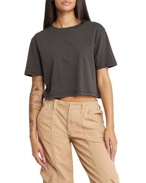 BP. Oversize Crop T-Shirt - Gray