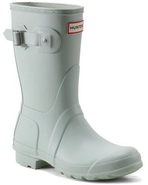 HUNTER Original Short Waterproof Rain Boot - Green