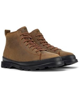 Camper Brutus Combat Boot - Brown