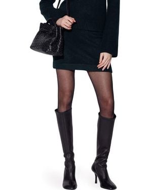 Walter Baker Arabella Sweater Miniskirt - Black