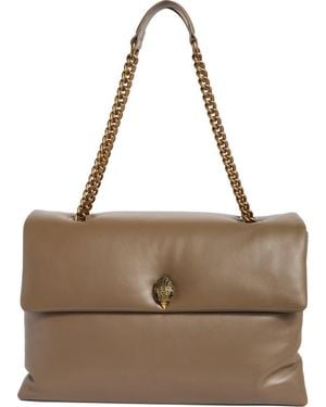 Kurt Geiger Xxl Kew Leather Bag - Brown