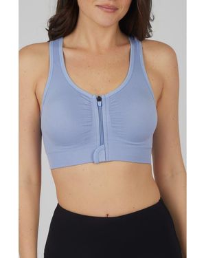 90 Degrees Seamless Bra Top - Blue