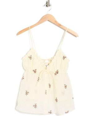 Princess Polly Cinnamon Embroidered Cami - Natural
