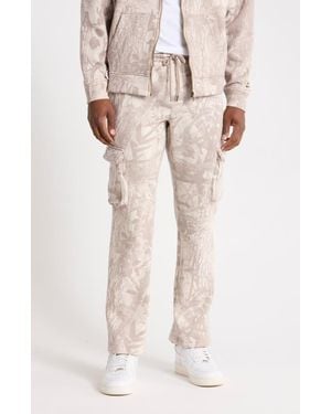 FLEECE FACTORY Fleece Cargo Pants - Natural