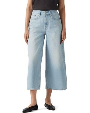 Levi's Xl High Waist Crop Culotte Jeans - Blue
