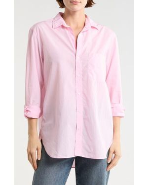Frank & Eileen Joedy Cotton Button-Up Shirt - Pink