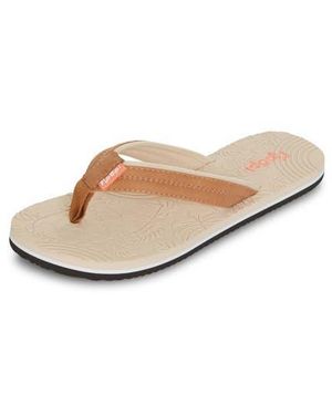 FLOOPI Textured Flip Flop Sandal - Natural