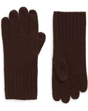 Nordstrom Cashmere Gloves - Brown