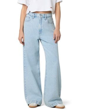 Hudson Jeans Jolene Wide Leg Jeans - Blue