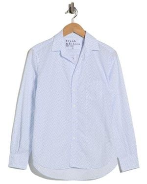 Frank & Eileen Relaxed Button-Up Shirt - Blue