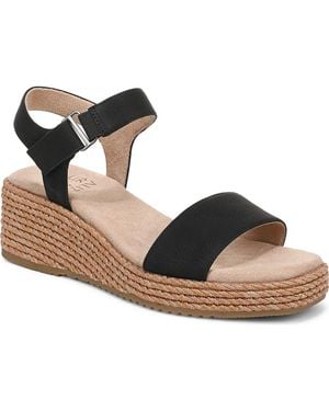 Naturalizer Goldie Wedge Sandal - Black