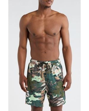 Champion Mesh Pocket Swim Trunks - Green