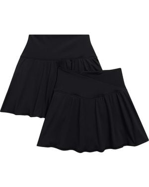 90 Degrees Pack Of 2 Airlux Crossfire Skirt - Black